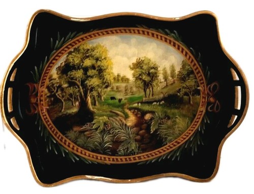 Black wood serving - serving, butler